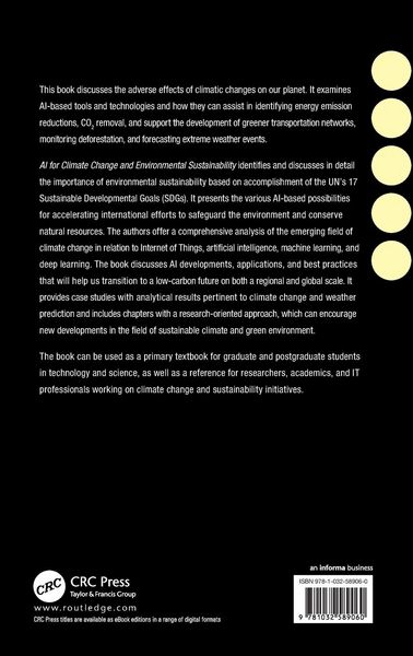 Produktbild: AI for Climate Change and Environmental Sustainability