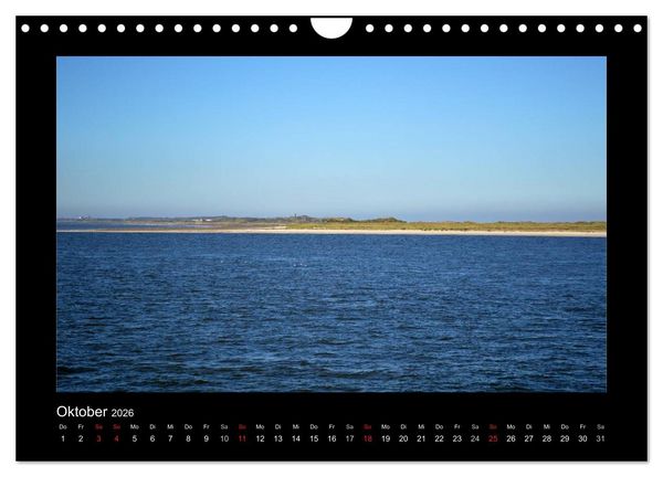 Produktbild: Juist &ndash; Insel im Wattenmeer (Wandkalender 2026 DIN A4 quer), CALVENDO Monatskalender