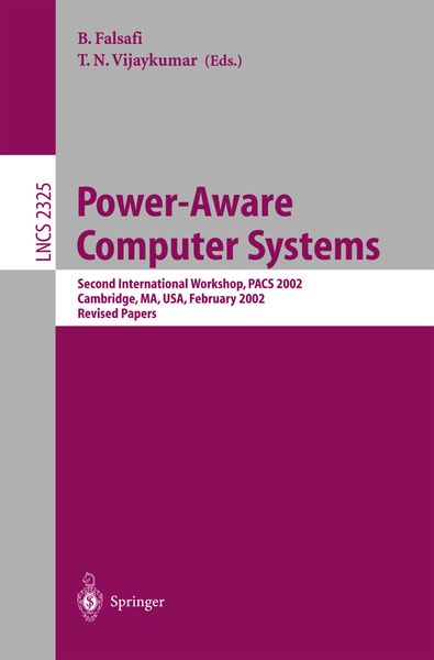 Produktbild: Power-Aware Computer Systems