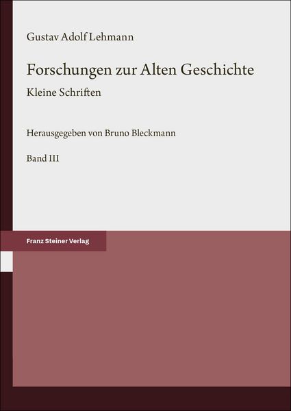 Produktbild: Forschungen zur Alten Geschichte. Bd. 3