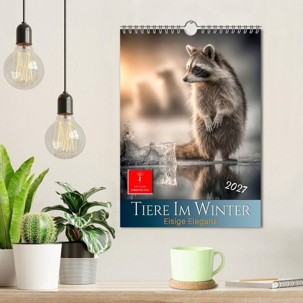 Produktbild: Tiere im Winter - eisige Eleganz (Wandkalender 2027 DIN A4 hoch), CALVENDO Monatskalender
