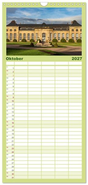 Produktbild: Familienplaner 2027 - Deutsche Bundesl&auml;nder - Th&uuml;ringen mit 5 Spalten (Wandkalender, 21 x 45 cm) CALVENDO