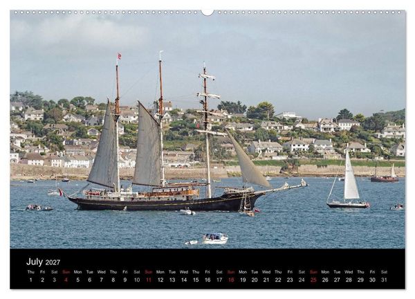 Produktbild: The Beauty of Sailing (High Quality Premium Wall Calendar 2027 DIN A2 landscape),CALVENDO 12 Month Wall Calendar