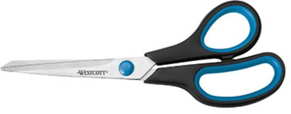 Westcott E-30283 00 Universalschere Rechtshänder 201mm Schwarz, Blau