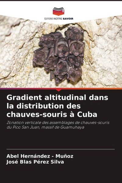 Produktbild: Gradient altitudinal dans la distribution des chauves-souris &agrave; Cuba