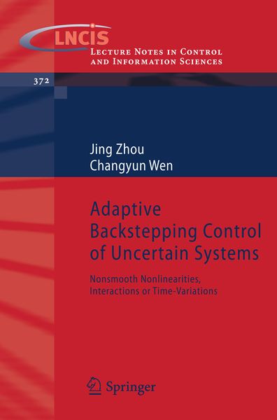 Produktbild: Adaptive Backstepping Control of Uncertain Systems