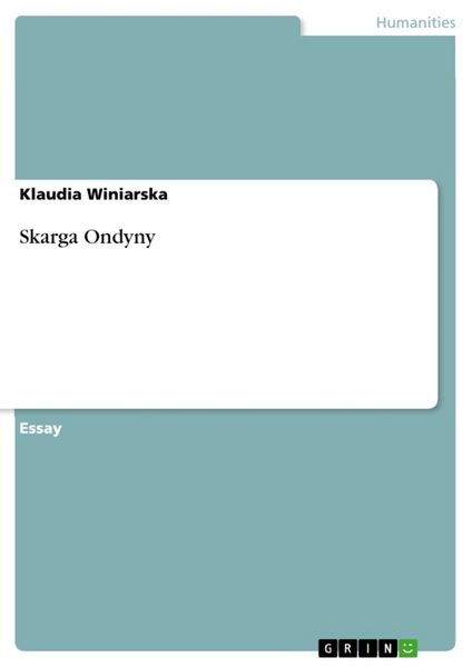 Produktbild: Skarga Ondyny