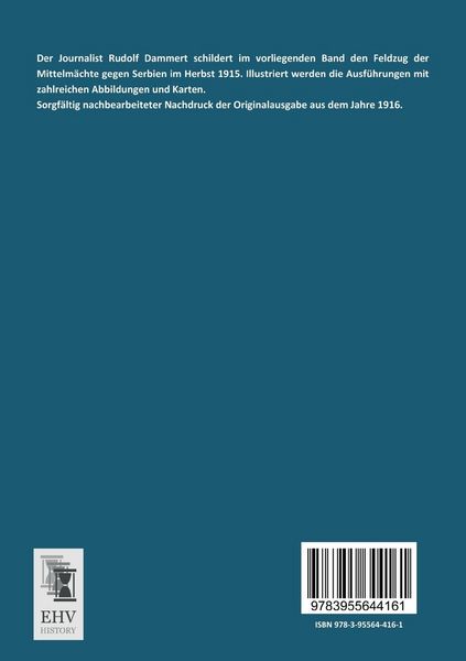 Produktbild: Der serbische Feldzug