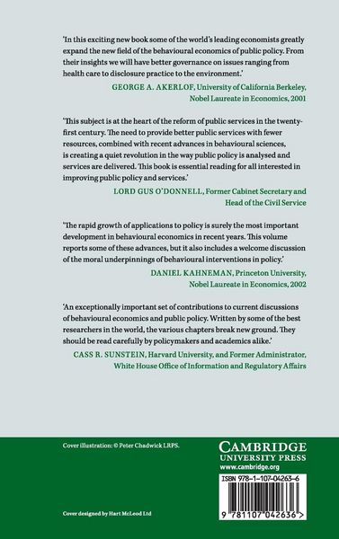 Produktbild: Behavioural Public Policy
