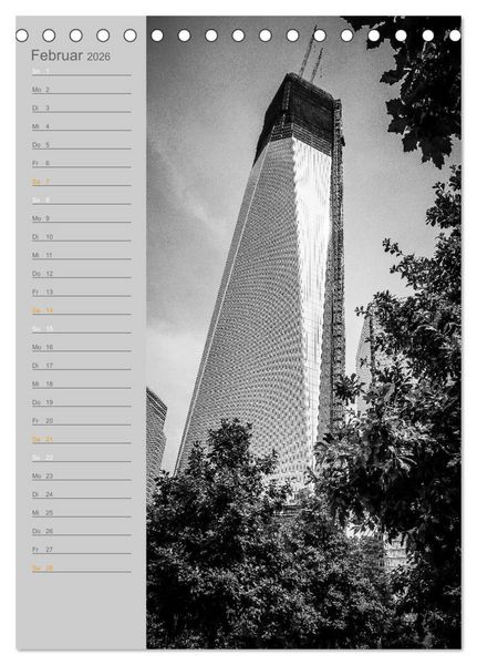 Produktbild: New York Vertical (Tischkalender 2026 DIN A5 hoch), CALVENDO Monatskalender