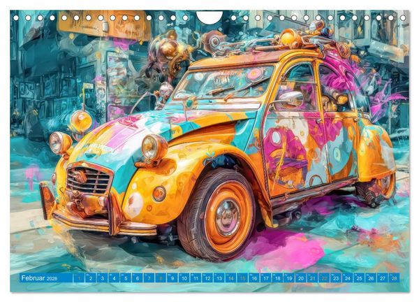 Produktbild: Bunte Stadt - Einzigartige Bewohner (Wandkalender 2026 DIN A4 quer), CALVENDO Monatskalender