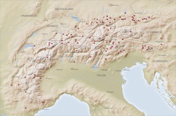Produktbild: Das Buch der mystischen Orte in den Alpen