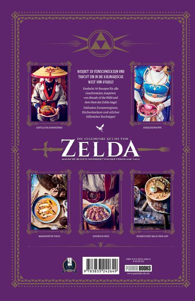 Produktbild: Die legend&auml;re K&uuml;che von Zelda - Magische Rezepte inspiriert von der Videogame-Saga