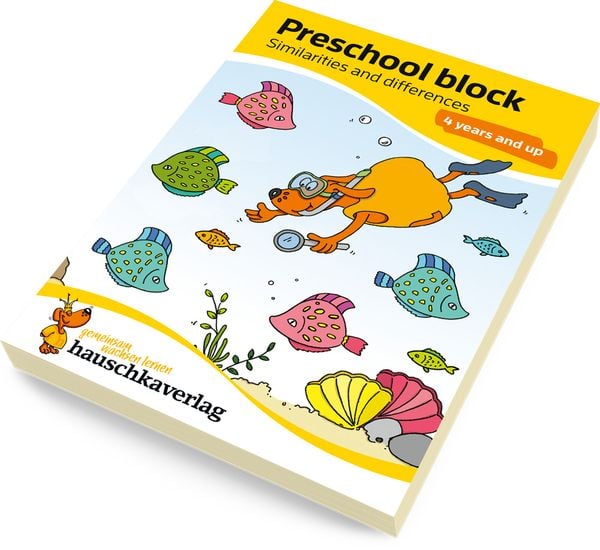 Produktbild: Kindergarten Activity Book from age 4 years - Spot the difference - for kids, boy and girl