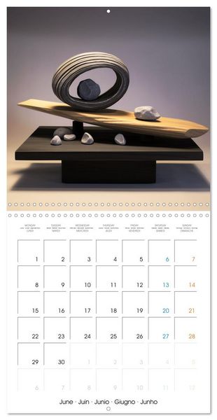 Produktbild: Instant de qui&eacute;tude (Calendrier mural carr&eacute; 2026 30x30 cm) Calendrier double avec une page pour vos prises de notes