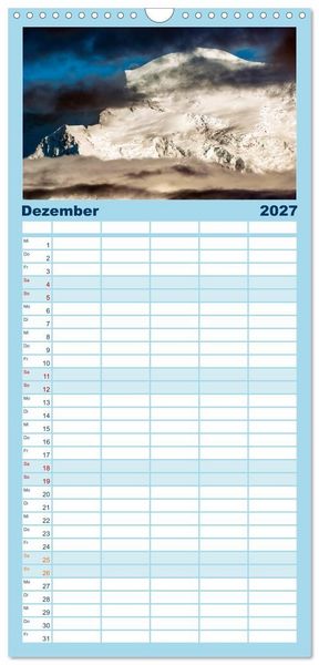 Produktbild: Familienplaner 2027 - Der Alaska Kalender mit 5 Spalten (Wandkalender, 21 x 45 cm) CALVENDO