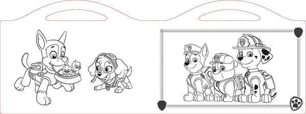 Produktbild: PAW Patrol Malbuch mit über 100 Stickern