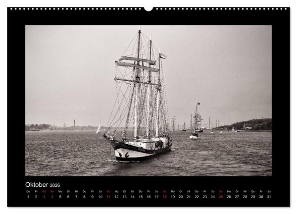 Produktbild: Segelschiffe auf der Ostsee (hochwertiger Premium Wandkalender 2026 DIN A2 quer), Kunstdruck in Hochglanz
