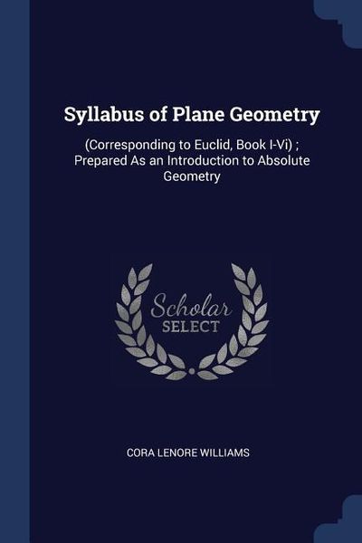 Produktbild: Syllabus of Plane Geometry