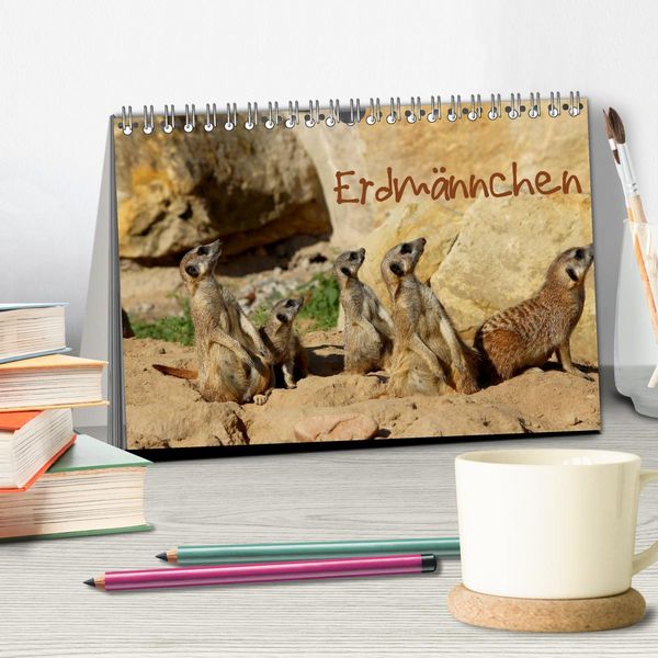 Produktbild: Erdm&auml;nnchen (Tischkalender 2026 DIN A5 quer), CALVENDO Monatskalender