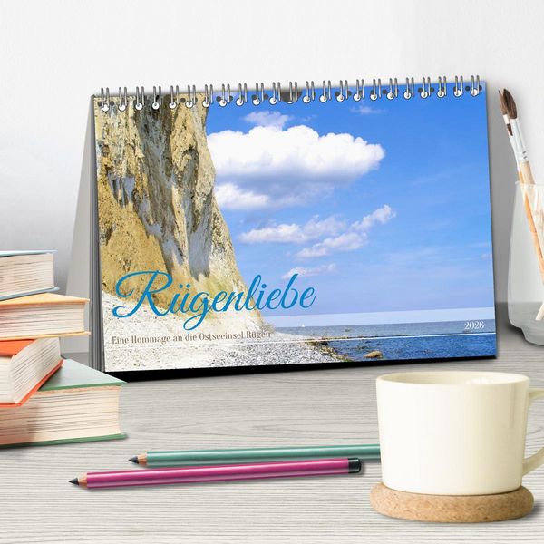 Produktbild: R&uuml;genliebe - Eine Hommage an die Ostseeinsel R&uuml;gen (Tischkalender 2026 DIN A5 quer), CALVENDO Monatskalender