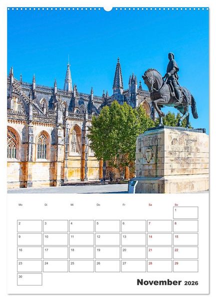 Produktbild: Portugal - ein Traumreiseziel (hochwertiger Premium Wandkalender 2026 DIN A2 hoch), Kunstdruck in Hochglanz