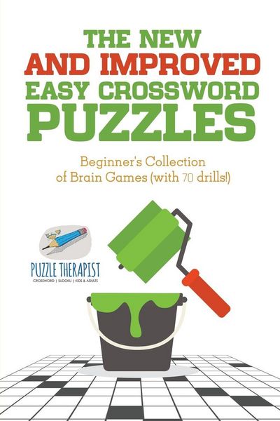 Produktbild: The New and Improved Easy Crossword Puzzles | Beginner's Collection of Brain Games (with 70 drills!)