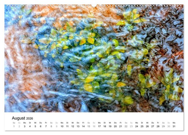 Produktbild: Wasser-Farben (Wandkalender 2026 DIN A2 quer), CALVENDO Monatskalender