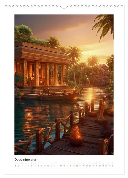 Produktbild: Im alten &Auml;gypten (Wandkalender 2026 DIN A3 hoch), CALVENDO Monatskalender