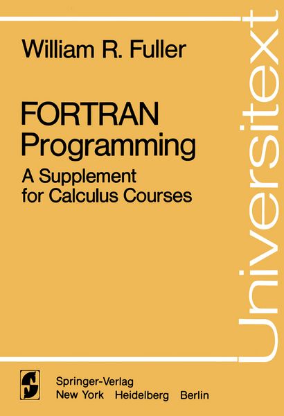 Produktbild: FORTRAN Programming