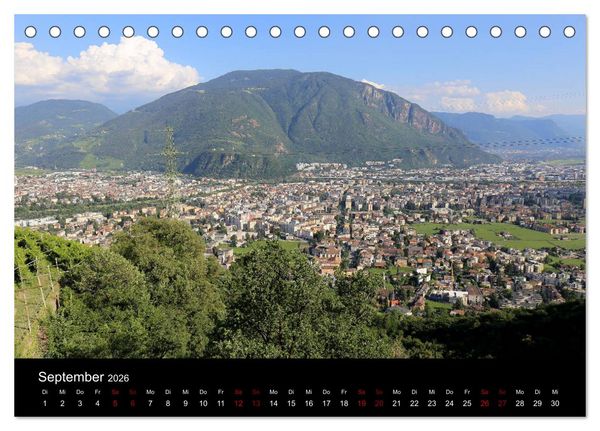 Produktbild: Bozen 2026 (Tischkalender 2026 DIN A5 quer), CALVENDO Monatskalender