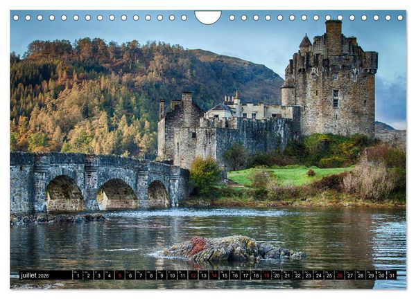 Produktbild: HIGHLAND, Lumi&egrave;res d'Ecosse (Calendrier mural 2026 DIN A4 vertical), CALVENDO calendrier mensuel