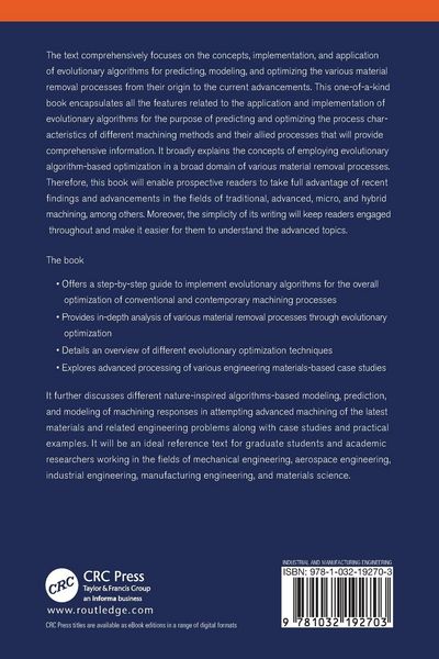 Produktbild: Evolutionary Optimization of Material Removal Processes