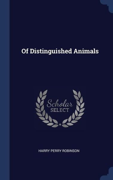 Produktbild: Of Distinguished Animals