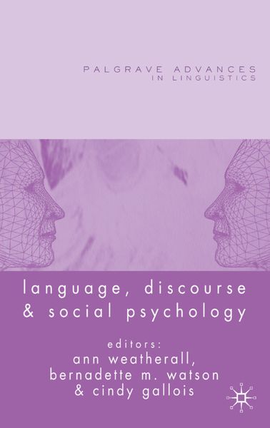 Produktbild: Language, Discourse and Social Psychology