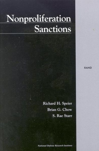 Produktbild: Nonproliferation Sanctions