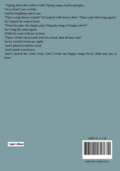 Produktbild: Poems of William Blake