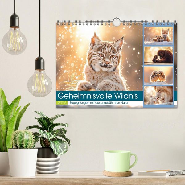 Produktbild: Geheimnisvolle Wildnis (Wandkalender 2026 DIN A4 quer), CALVENDO Monatskalender