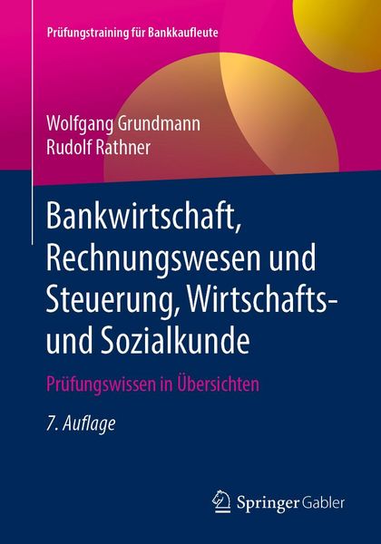 Produktbild: Bankwirtschaft, Rechnungswesen und Steuerung, Wirtschafts- und Sozialkunde