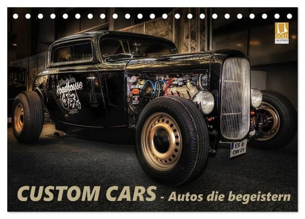 Produktbild: Custom Cars - Autos die begeistern (Tischkalender 2026 DIN A5 quer), CALVENDO Monatskalender