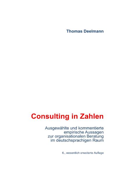 Produktbild: Consulting in Zahlen
