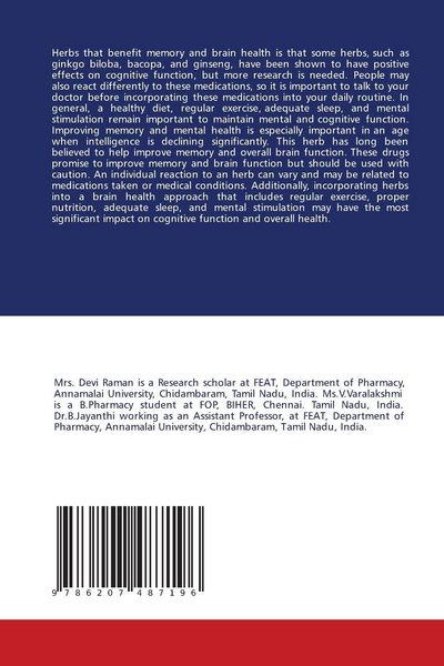 Produktbild: Herbal Plants for Memory Support and Brain Health