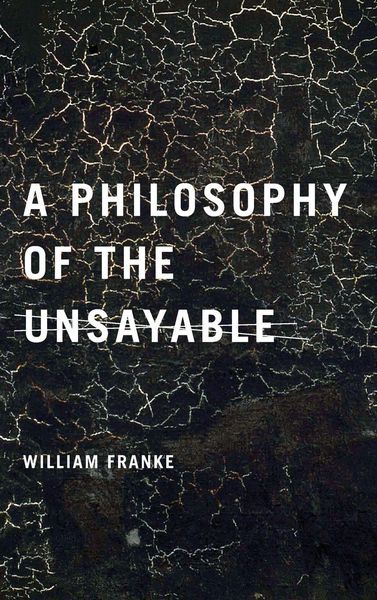 Produktbild: A Philosophy of the Unsayable