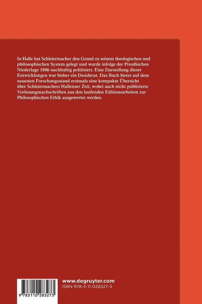 Produktbild: Friedrich Schleiermacher in Halle 1804-1807