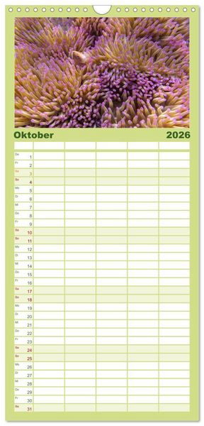 Produktbild: Familienplaner 2026 - Thailand - Koh Kood mit 5 Spalten (Wandkalender, 21 x 45 cm) CALVENDO