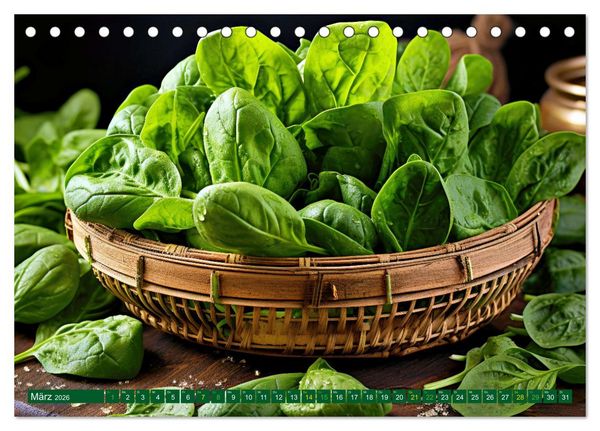 Produktbild: Super Food - Lebensmittel (Tischkalender 2026 DIN A5 quer), CALVENDO Monatskalender