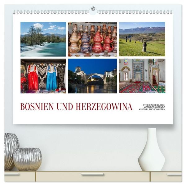 Produktbild: Bosnien und Herzegowina - Streifz&uuml;ge durch atemberaubende Kulturlandschaften (hochwertiger Premium Wandkalender 2026 DIN A2 quer), Kunstdruck in Hochglanz