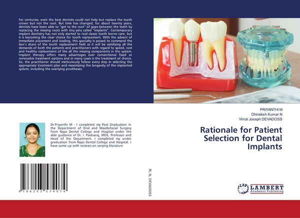 Produktbild: Rationale for Patient Selection for Dental Implants
