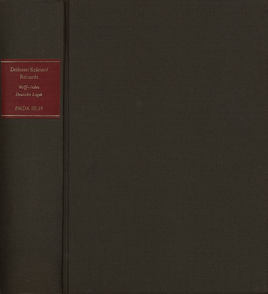 Produktbild: Indices. Kant-Index. Indices zu Wolff und seiner Schule. Stellenindex und Konkor
