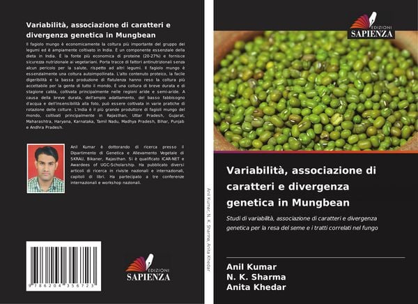 Produktbild: Variabilit&agrave;, associazione di caratteri e divergenza genetica in Mungbean